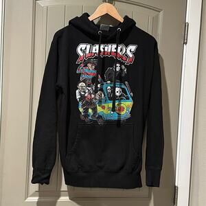 Halloween Graphic Pullover Hoodie sz M